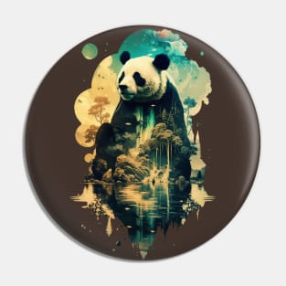 Cool Panda Pin