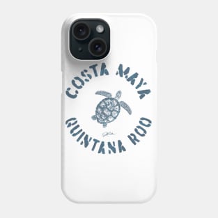 Costa Maya, Mexico, Sea Turtle Phone Case