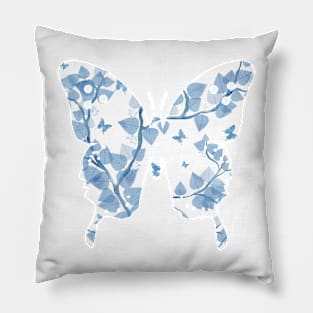 The Beautiful Blue Tree Pillow