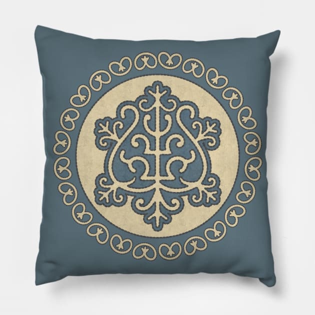 Talisman of health 2. Siberian tribal amulet Pillow by lents