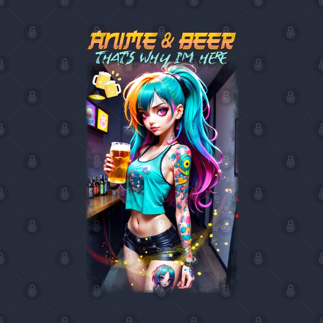 Anime & Beer that's why I'm here 02 by KawaiiDread