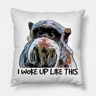 Funny Emperor Tamarin Pillow