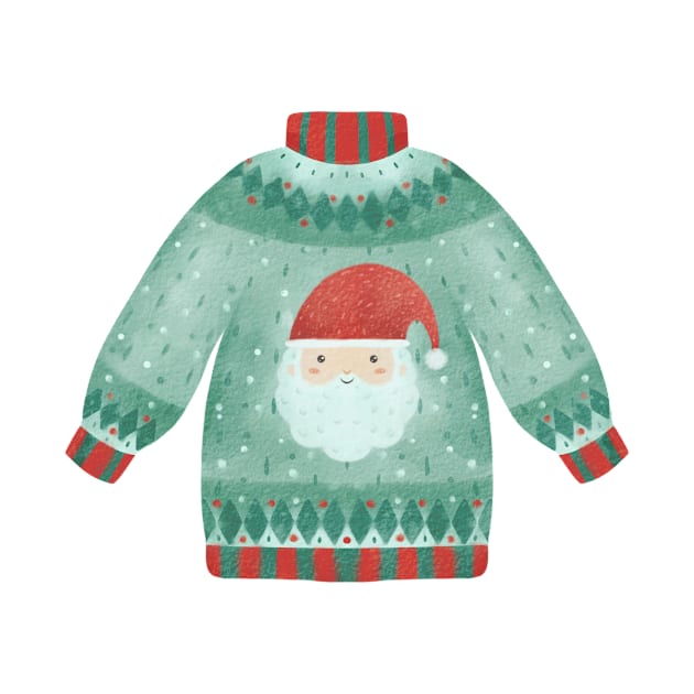 Santa Christmas sweater by shoko