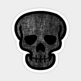 Skull Figure with Abstract Texture (nibulissa 02) Magnet