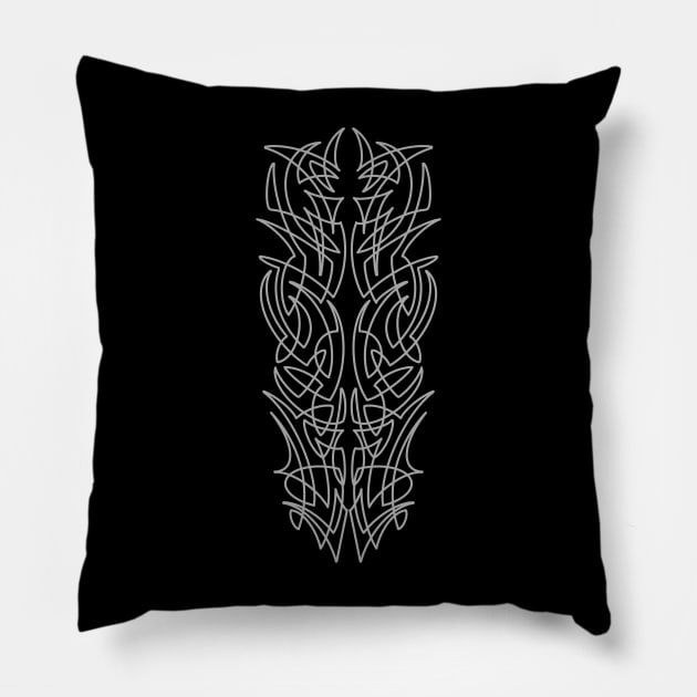 Pinstriping Pillow by KeegansKolourStudio