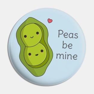 Cute Peas Pun T-Shirt Pin