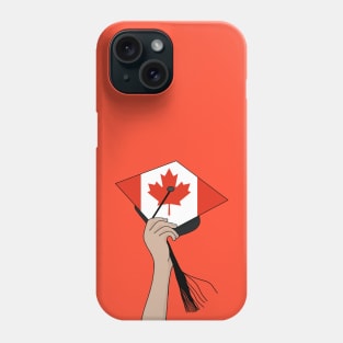 Holding the Square Academic Cap Canada Phone Case