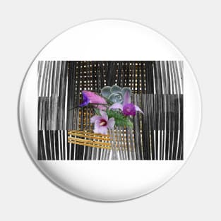 Lilac Bamboo Gold Pin