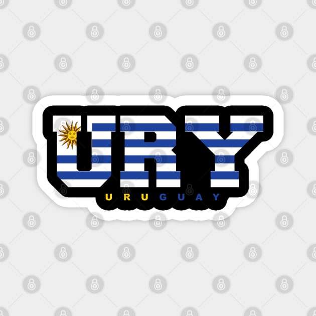 Uruguay Magnet by BAOM_OMBA