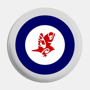 Silvereye Air Force Roundel Pin