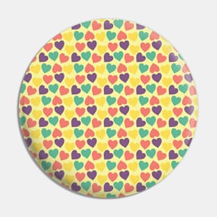 Cute Hearts Seamless Pattern 045#001 Pin