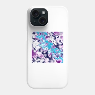 Purple waves Phone Case