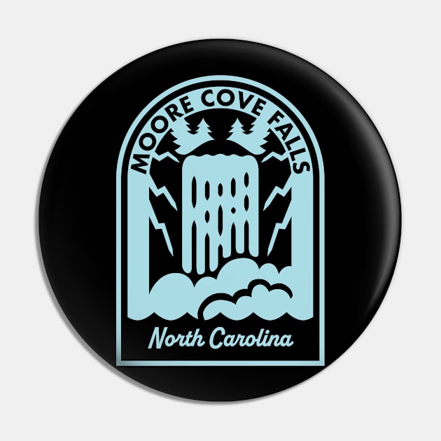 Moore Cove Falls North Carolina Pin by HalpinDesign