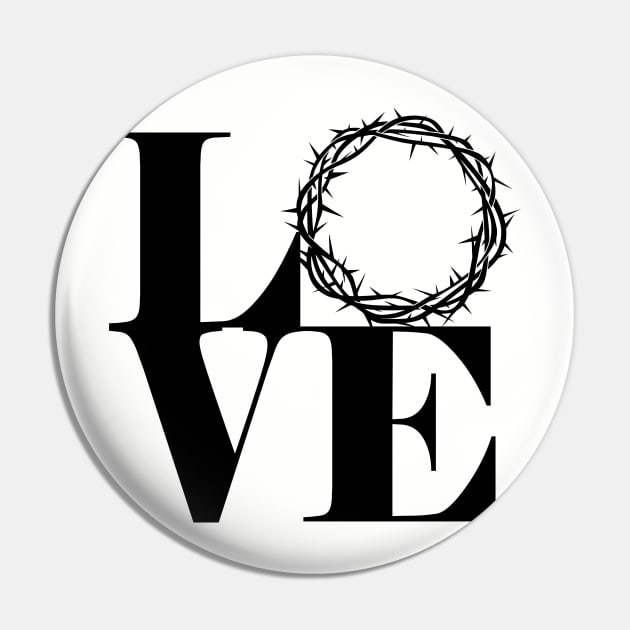 love christian Pin by worshiptee