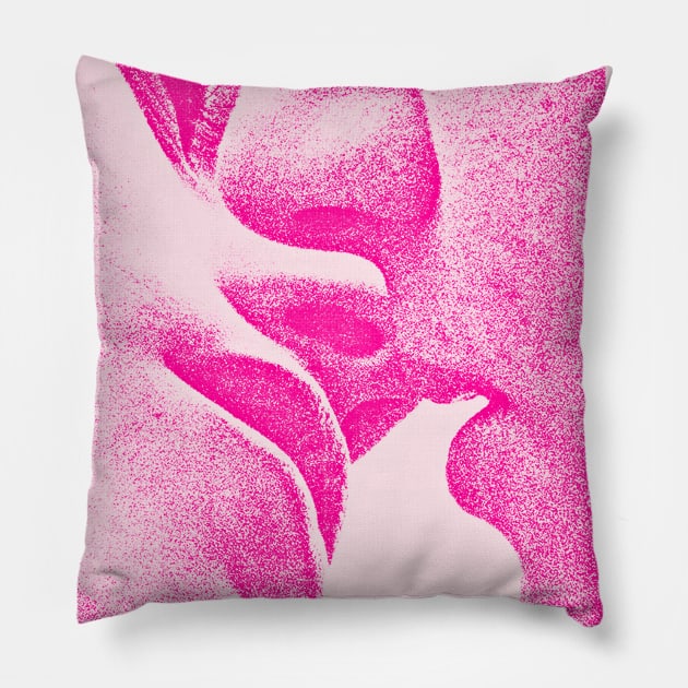 Kiss /// Vintage Style Aesthetic Relationship Pillow by DankFutura