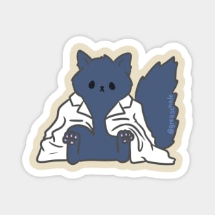 The Furry Scientist Magnet