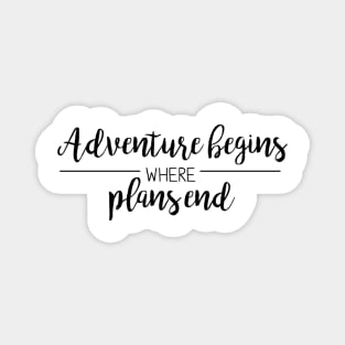 Adventure begins Magnet