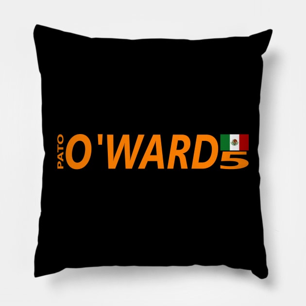 PATO O'WARD 5 Pillow by SteamboatJoe