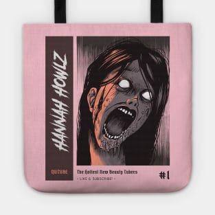 Scary Vintage Japanese Horror Anime "Hannah Howlz" Tote