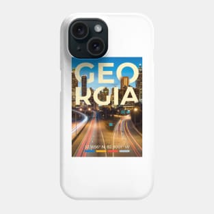 Georgia Travel Poster Phone Case