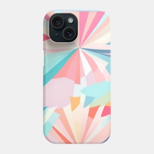 A burst of delicate pastel fireworks Phone Case