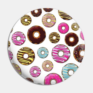 Pattern Of Donuts, Colorful Donuts, Sprinkles Pin