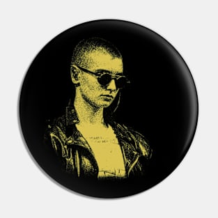 Yellow Vintage Sinead O'Connor Pin