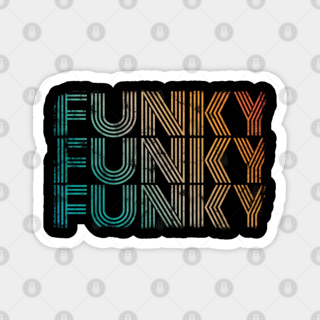 Funky Music Vintage Magnet by Rayrock76