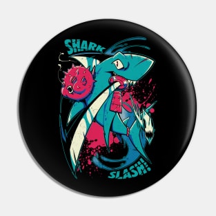 Shark Slash Pin