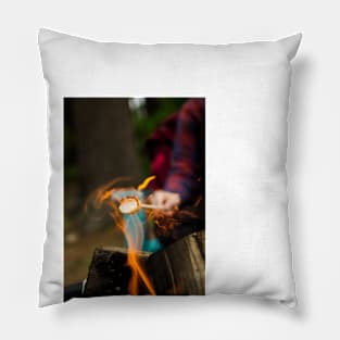 Camping Images Pillow