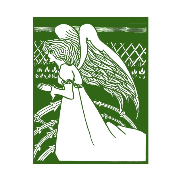 Art Nouveau Angel by Pixelchicken