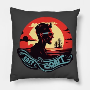 East Coast Beach Dude Pillow