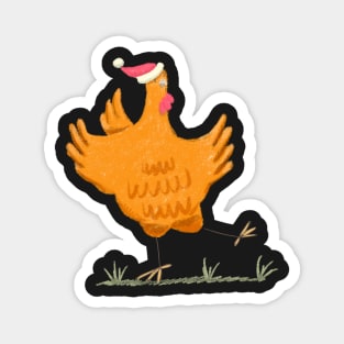 Festive Chicken Magnet