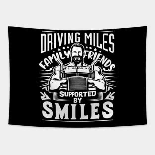 Driving Miles Supported By Smiles Family & Friends Tapestry