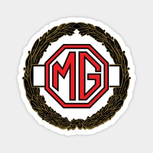 Vintage MG Wreath Magnet