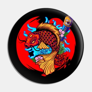 Japanese Koi Fish 1.3 Pin