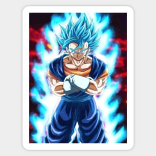 goku super saiyan blue kaioken Sticker for Sale by DanySikan