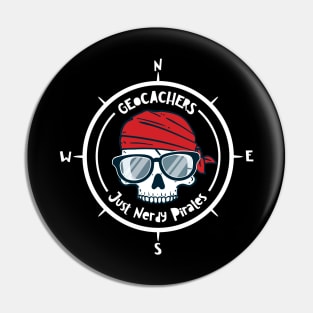 Geocachers - Just Nerdy Pirates Pin