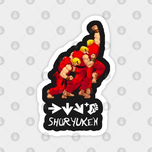 Shoryuken Magnet by allysontx