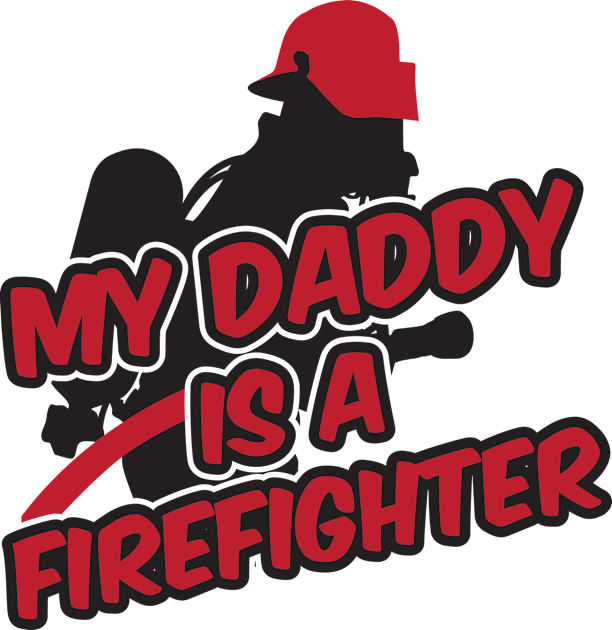 My daddy is a firefighter Kids T-Shirt by nektarinchen