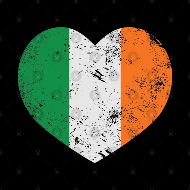 Irish Flag Heart Design by PsychoDynamics