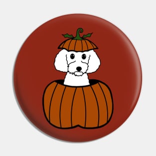 Pumpkin Poodle Pin