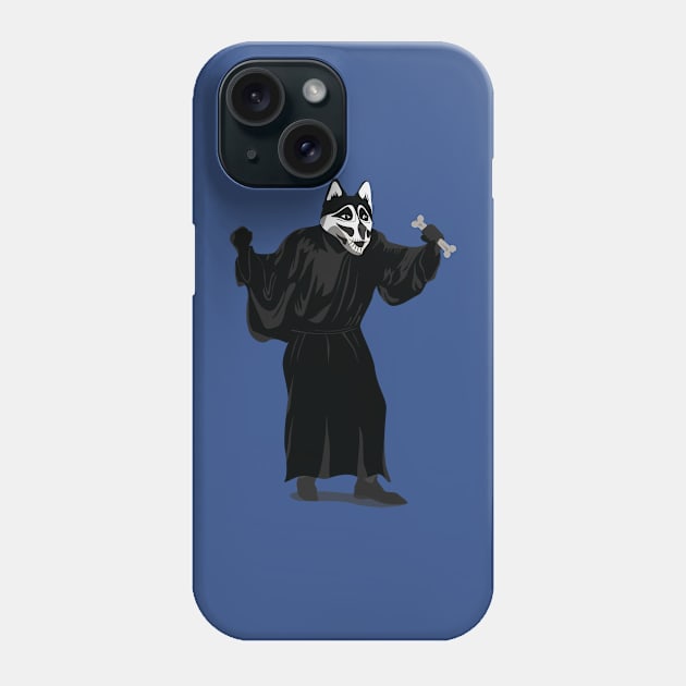 Husky Ghost Phone Case by Kanom-Tom