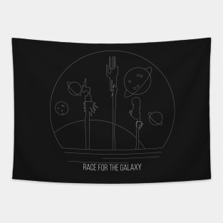 Race for the Galaxy Minimalist Line Art - Board Game Inspired Graphic - Tabletop Gaming  - BGG Tapestry