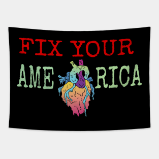 fix your heart america Tapestry