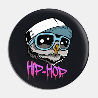 Hip Hop Owl Urban Shirts Pin