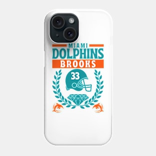 Miami Dolphins Brooks 33 Edition 2 Phone Case