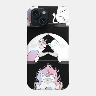 Pussycat with Unicorn Fusion Phone Case