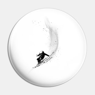 Powder - Snow Sports Design Pin