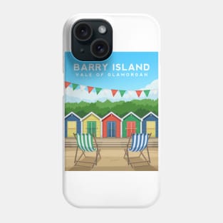 Barry Island Beach Huts, South Wales Phone Case